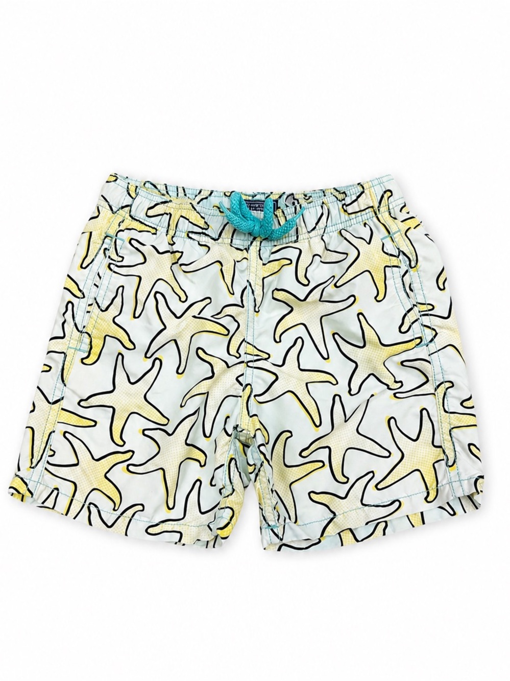 Vilebrequin Boys Starfish Print Swim Trunks Drawstring Shorts